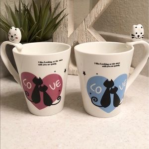 Pair of Cat Mugs